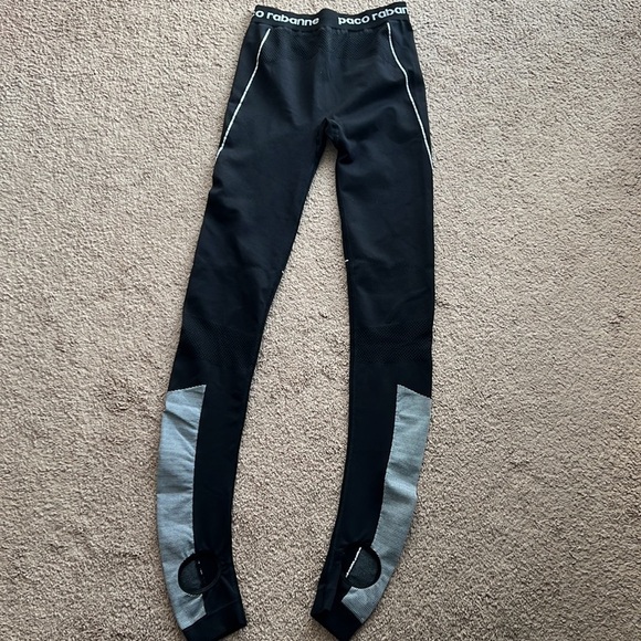 Paco Rabanne Black Bodyline Stirrup Leggings - Picture 5 of 9